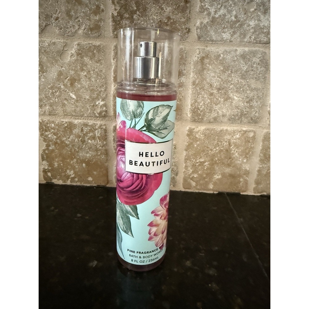 Hello Beautiful Fine Fragrance Mist Bath &body Works 8FL OZ/236ml